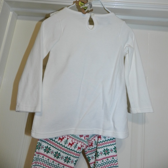 Christmas Tunic Legging Outfit Girls Mud Pie Twins - Picture 6 of 6